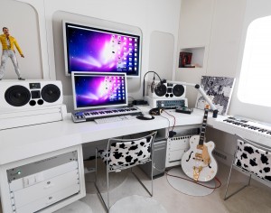 Cesare Cremonini's Home Studio